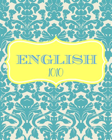 english binder cover ideas|More.